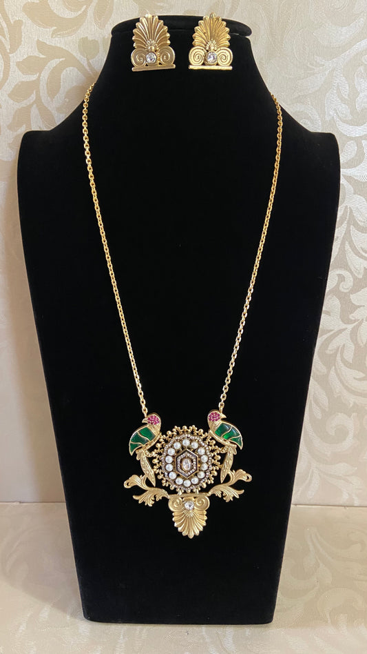 Statement pendant necklace