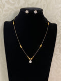 AD Simple Mangalasutra | Indian Jewelry | Blackbeads Necklace