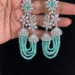 AD Fancy Floral Earrings | Indian Jewelry In USA | Gift Ideas
