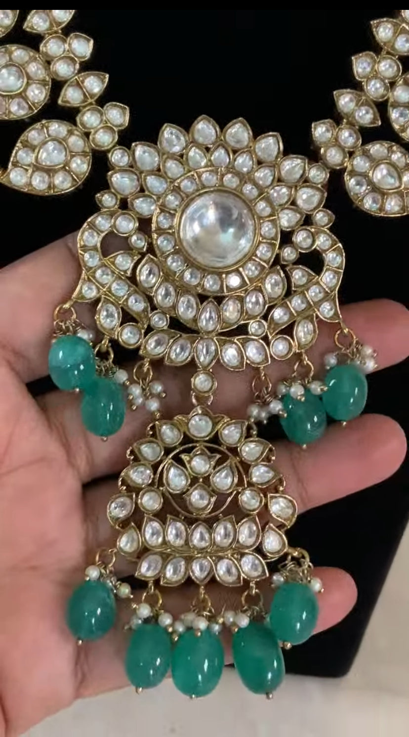 Traditional kundan Mango Haram | Latest  Necklace | Indian bridal jewelry