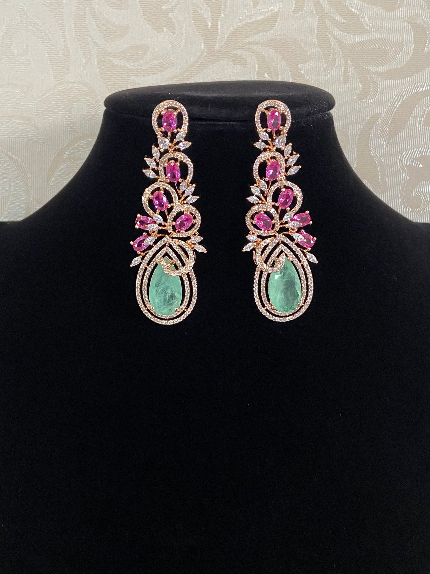 AD Beautiful Earrings | Indian Jewelry In USA | Gift Ideas