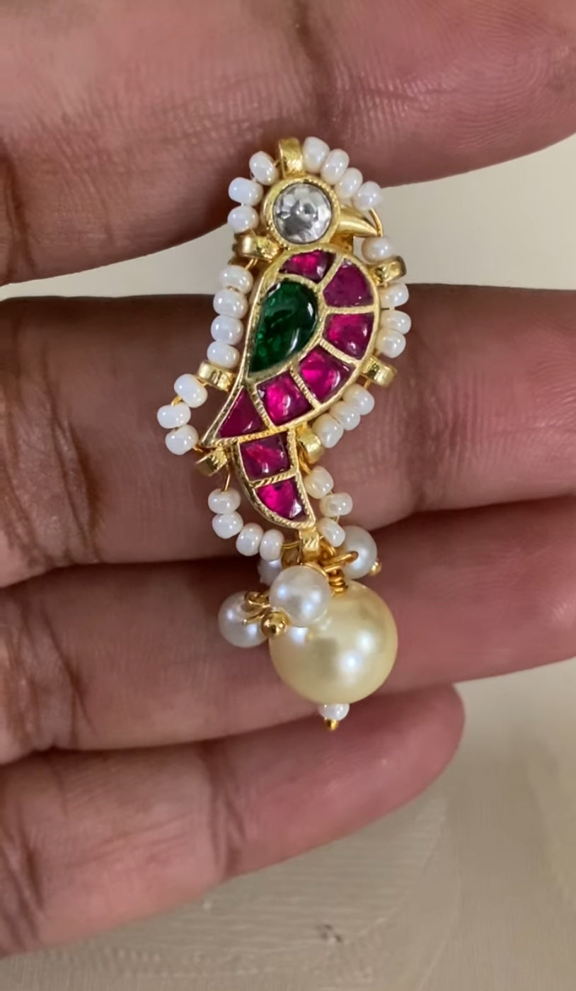 Jadau Kundan Pearl Mala Necklace