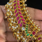 Jadau Kundan Kante Necklace |  Indian traditional jewelry