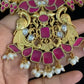 Antique Jadau Kundan Jilebi Necklace  | Indian wedding jewellery