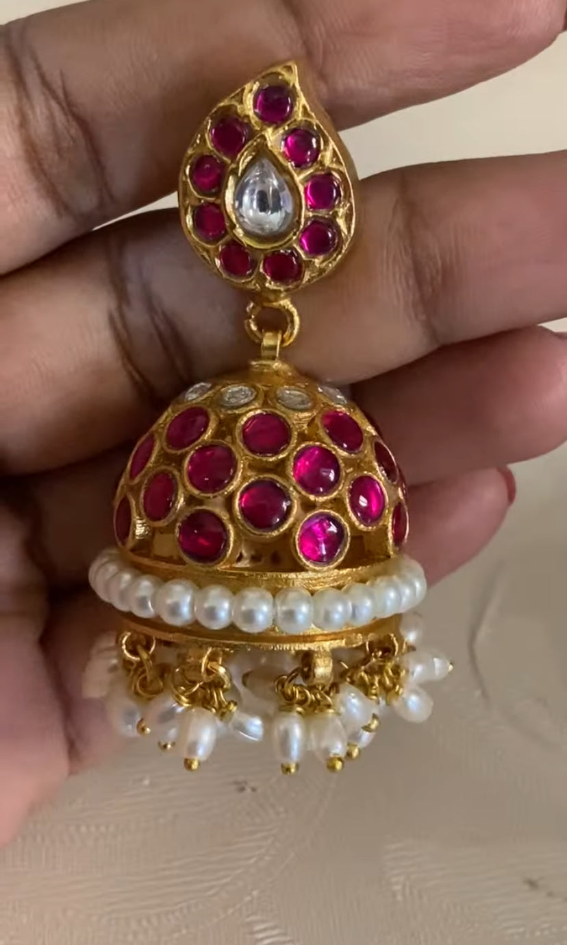 Antique Jadau Kundan Jilebi Necklace  | Indian wedding jewellery