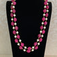 Two Layered Beads & Pearl Mala | Indian Beads Jewelry