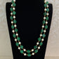 Two Layered Beads & Pearl Mala | Indian Beads Jewelry