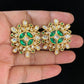 Polki Kundan Stud Earrings | Indian Jewelry