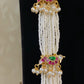 Jadau Kundan Pearl Mala Necklace