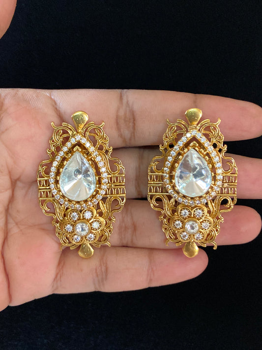 Moissanite Earrings | Diamond look tops