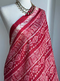 Batik Printed Art Silk Dupatta