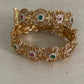 Antique Polki Openable Bangles | Indian Traditional Bangles