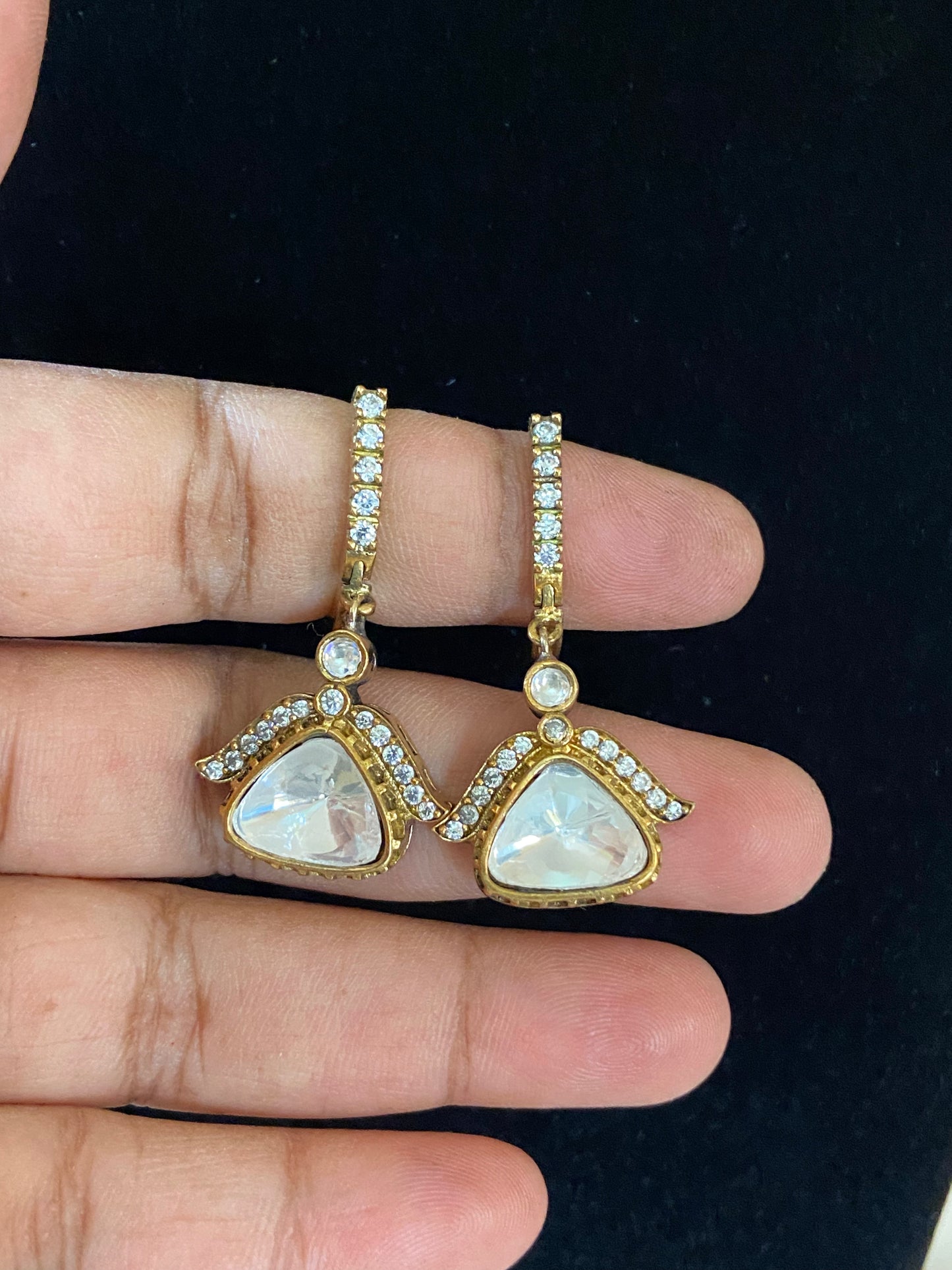 AD Kundan Earrings | Indian Jewelry In USA