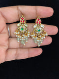 Ahmadabadi Jadau Kundan Earrings | Kundan jewelry In USA