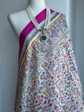 Floral Printed Art Silk Dupatta | Gift ideas