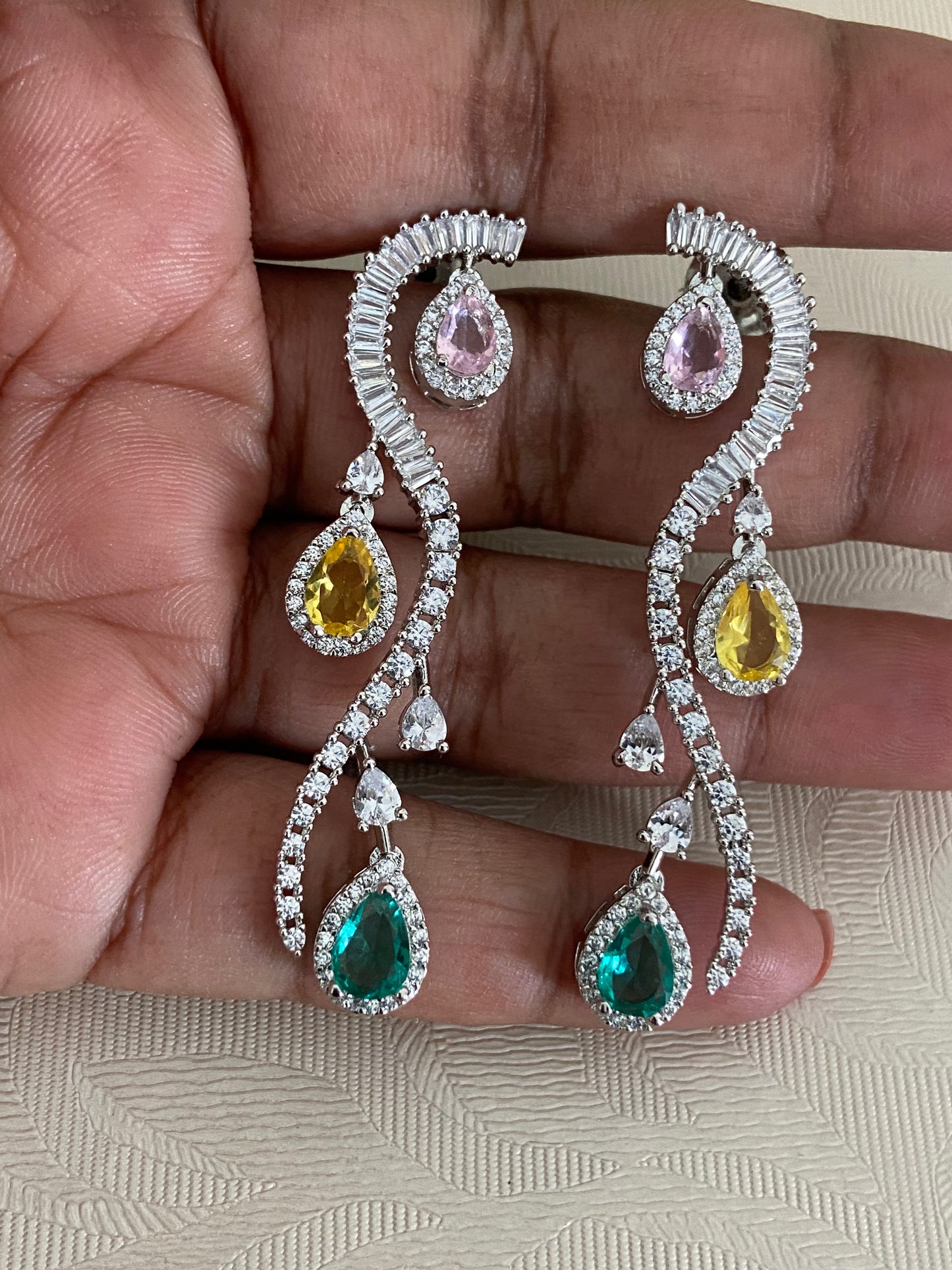 AD Fancy Earrings | Indian Jewelry In USA | Gift Ideas