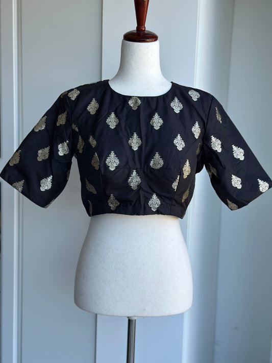 Benaras Brocade Blouse |  Saree Readymade Blouses in USA