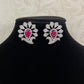 AD Rhodium Studs | Indian Jewelry In USA | Gift Idea