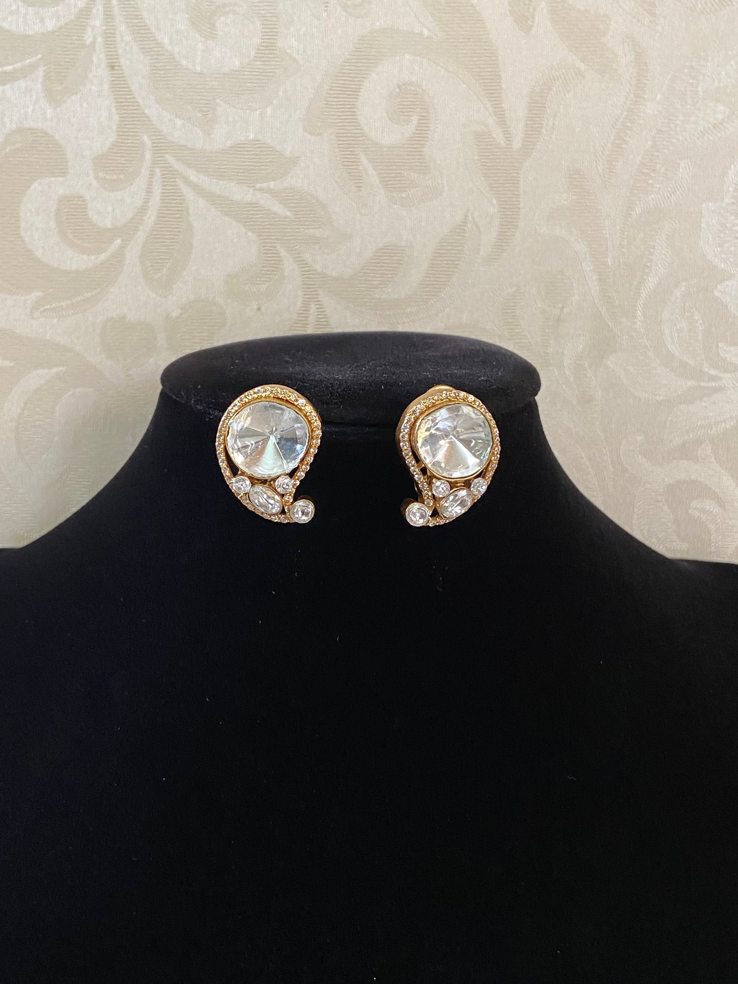 Moissanite Studs Earrings | Indian Earrings