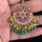 Jadau Kundan Traditional Maang Tikka | Indian Jewelry