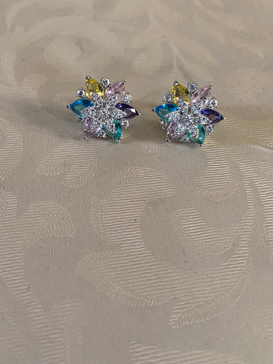 Classic Multi Color Studs | Indian Jewelry In USA