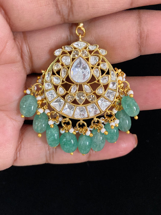 Jadau Kundan Maang Tikka | Tradional Indian Jewelry