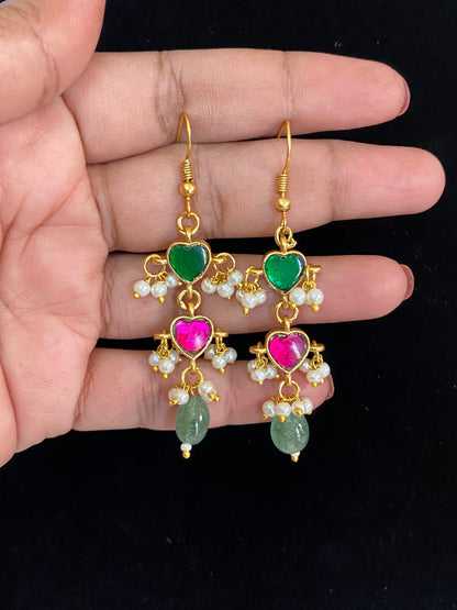 Jadau Kundan Earrings | Indian Traditional Jewelry In USA