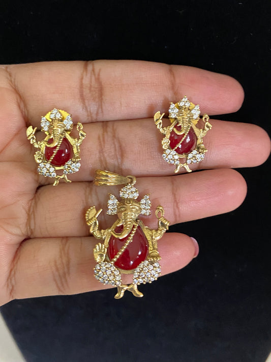 Ganesha pendant set | Indian jewelry in USA