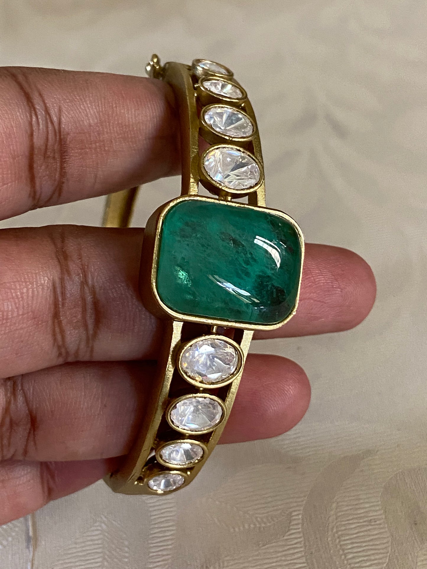 Polki  Kundan  Openable Bracelet | Indian Jewelry InUSA | Gift Idea