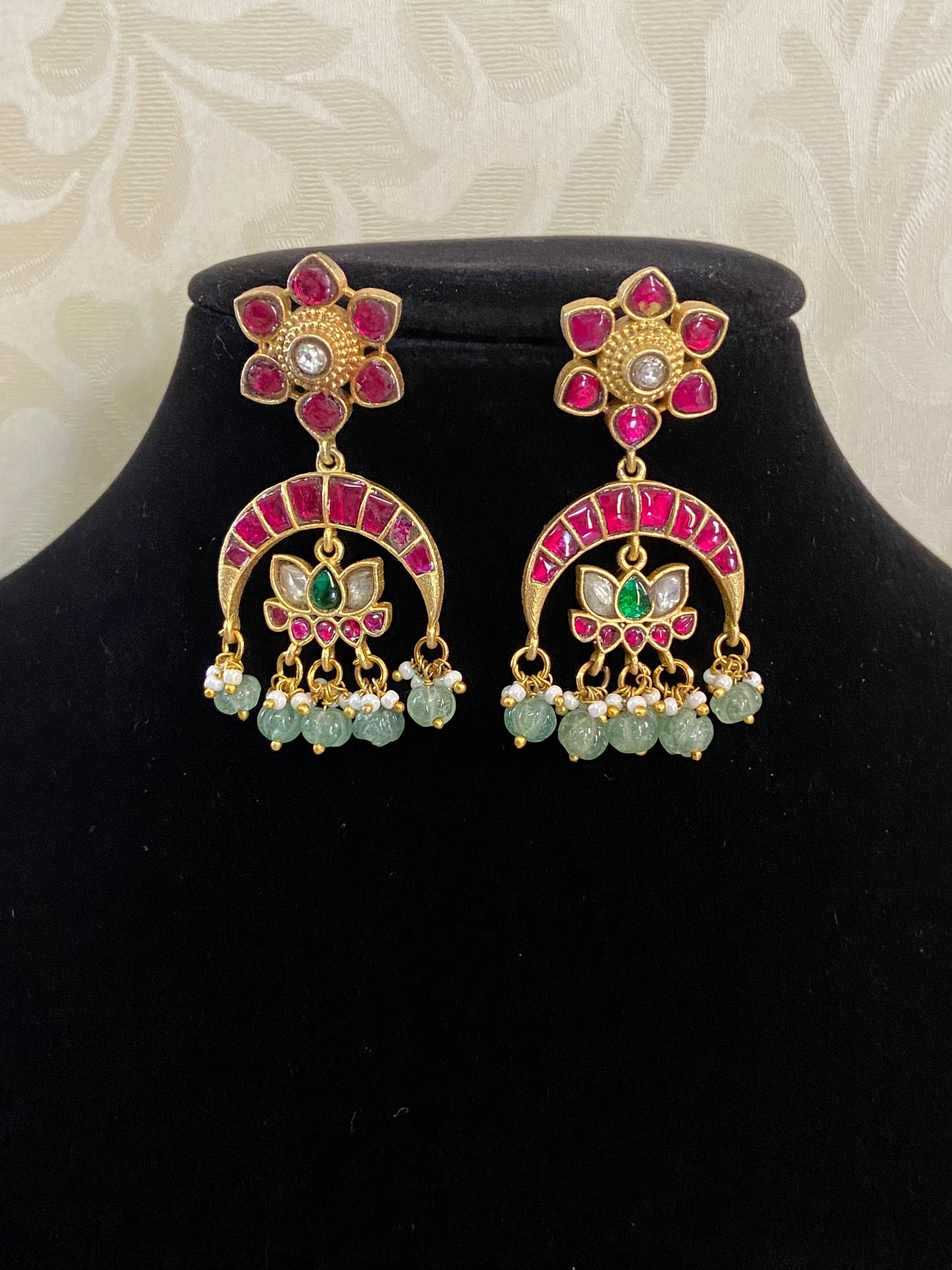 Jadau Kundan Earrings | Indian Earrings In USA