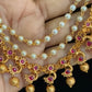 Kundan & Pearl Champaswaralu | Ear Chains | Hair accessories