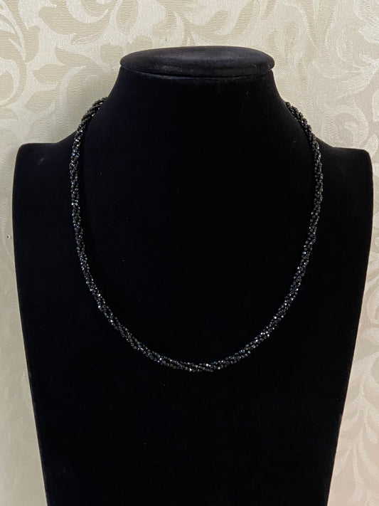 Black Spinel Necklace | Trendy Necklace