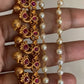 Kundan & Pearl Champaswaralu | Ear Chains | Hair accessories