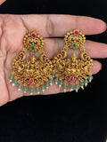 Antique Temple Earrings | Traditional Lakshmi Earrings