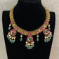 Kundan Pendants Kasula Necklace | Indian Traditional Jewlery In USA