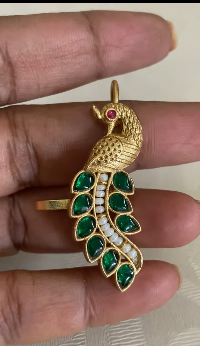 Peacock Earcuffs  |  Indian jewelry in USA