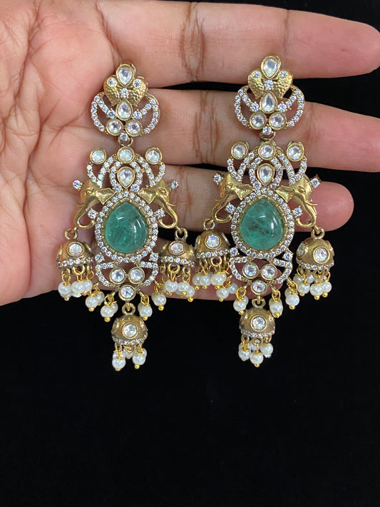 Victorian AD Kundan Earrings