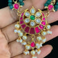 Jadau Kundan Pendant Beads Necklace  |  Indian jewelry in USA