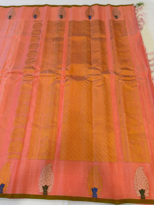 Pure Handloom Gadwal Pattu Saree | Indian Traditional Saree | Handloom Saree