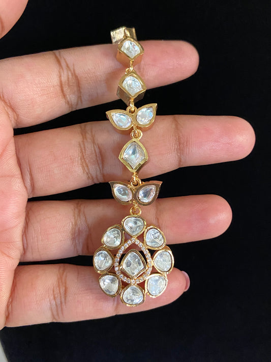 Moissanite Maang tikka