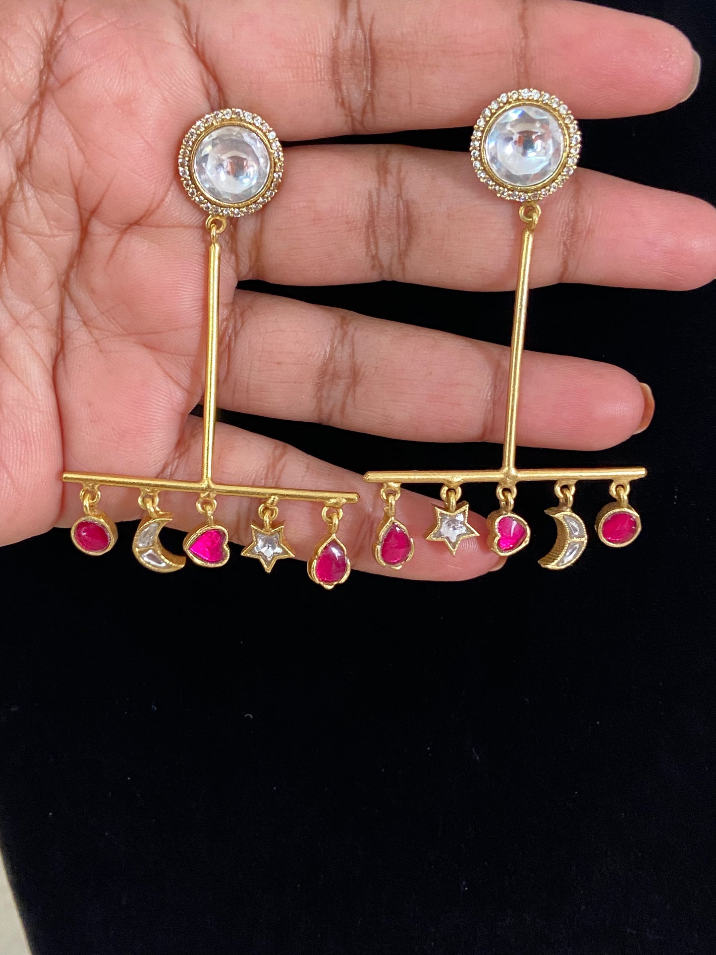 Bollywood Style Earrings | Contemporary Earrings | Latest Indian Jewelry