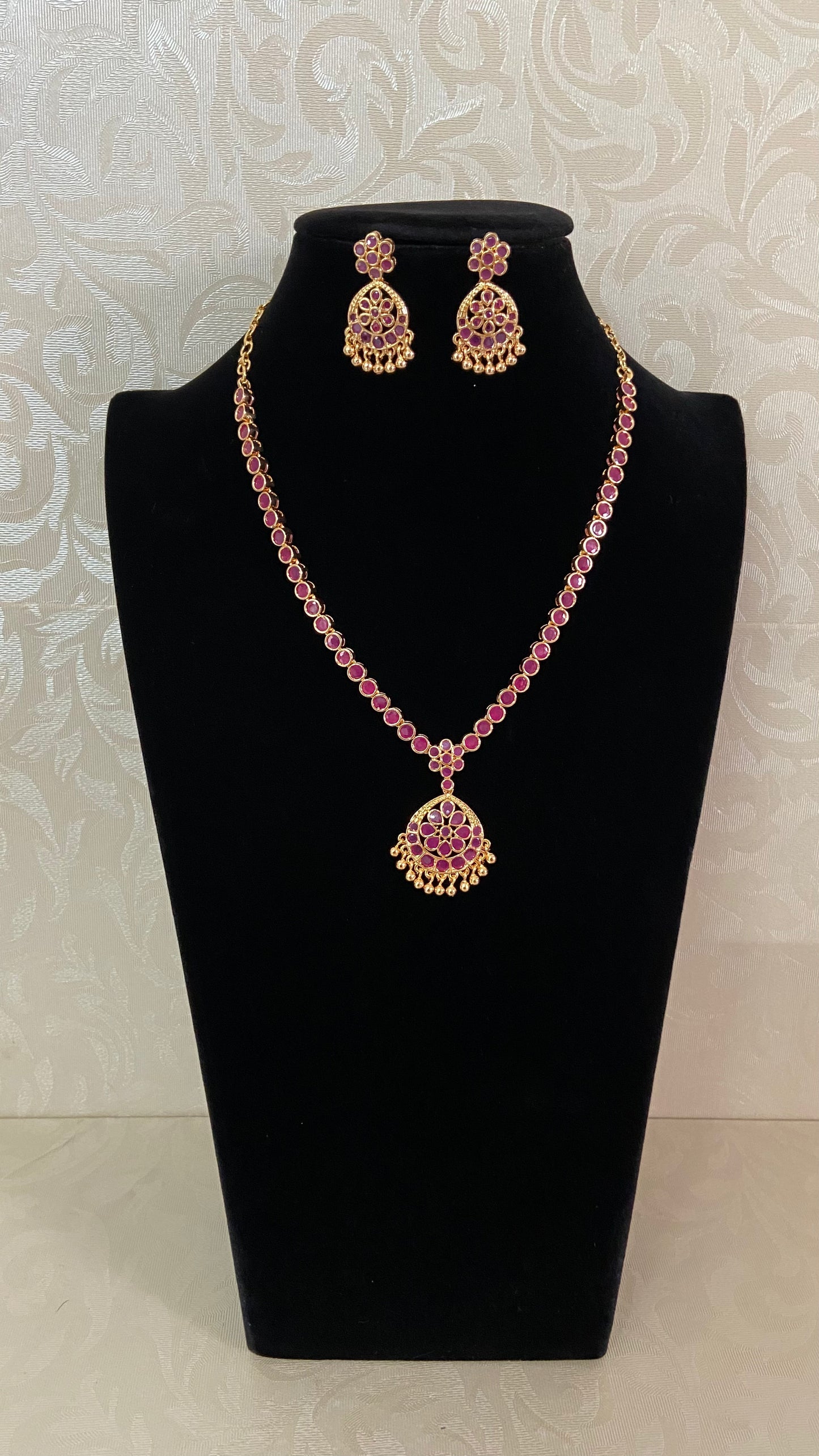 AD Traditional  Necklace Set | Indian Jewelry In USA
