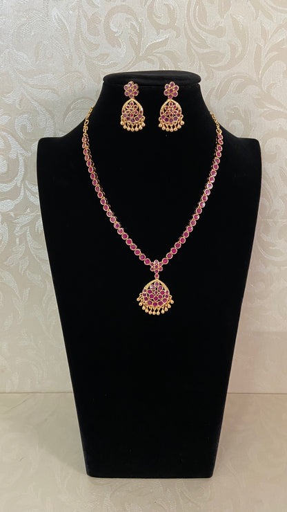AD Traditional  Necklace Set | Indian Jewelry In USA