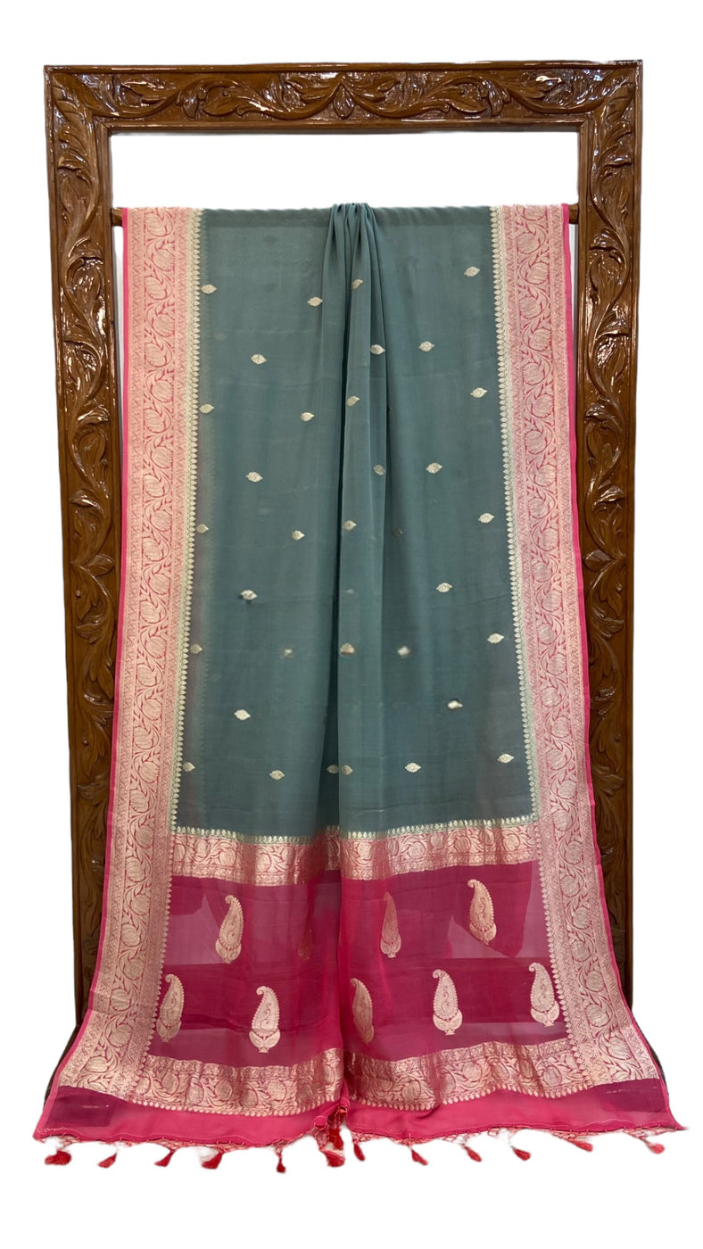 Banaras Georgette saree | Silk mark certified saree