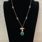 Bird Motif Pendant Simple Chain with Earrings | Latest Indian Jewelry In USA