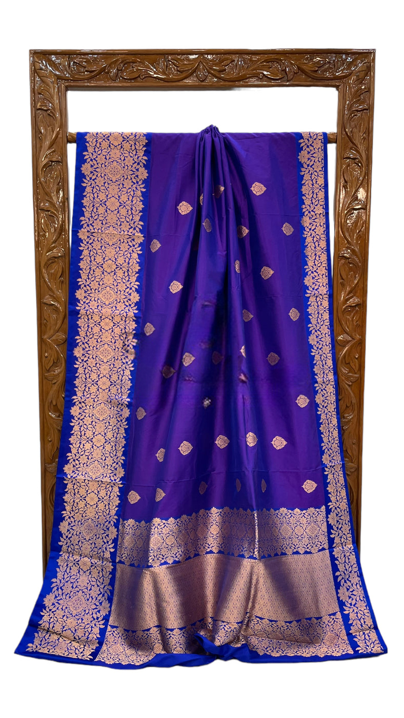 Pure Katan Silk Saree/ Silk mark certified saree