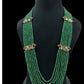 Victorian Peacock  Onyx Beads Necklace | Latest Indian jewelry