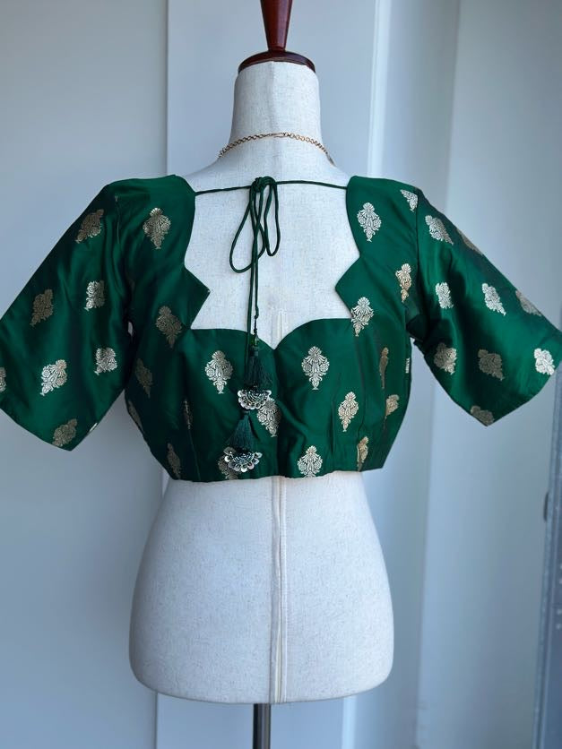 Banaras Brocade Blouse | Saree Readymade Blouses in USA