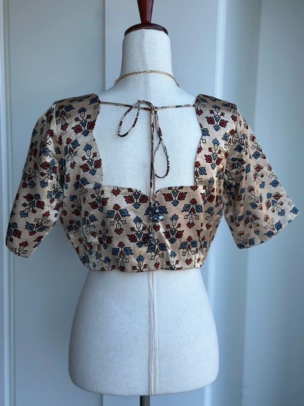 Crape Silk Blouse |  Readymade Blouses in USA