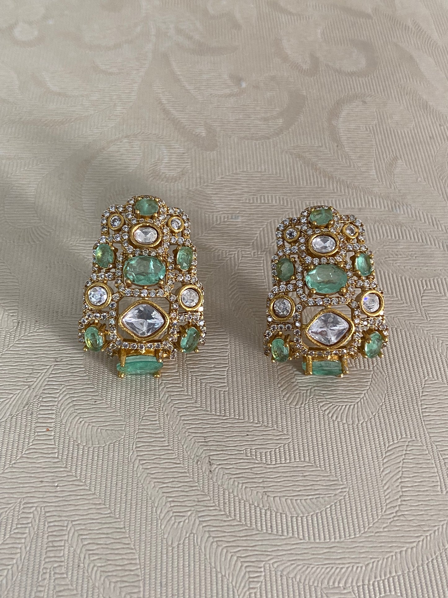 Victorian AD Kundan Studs | Indian Jewelry In USA